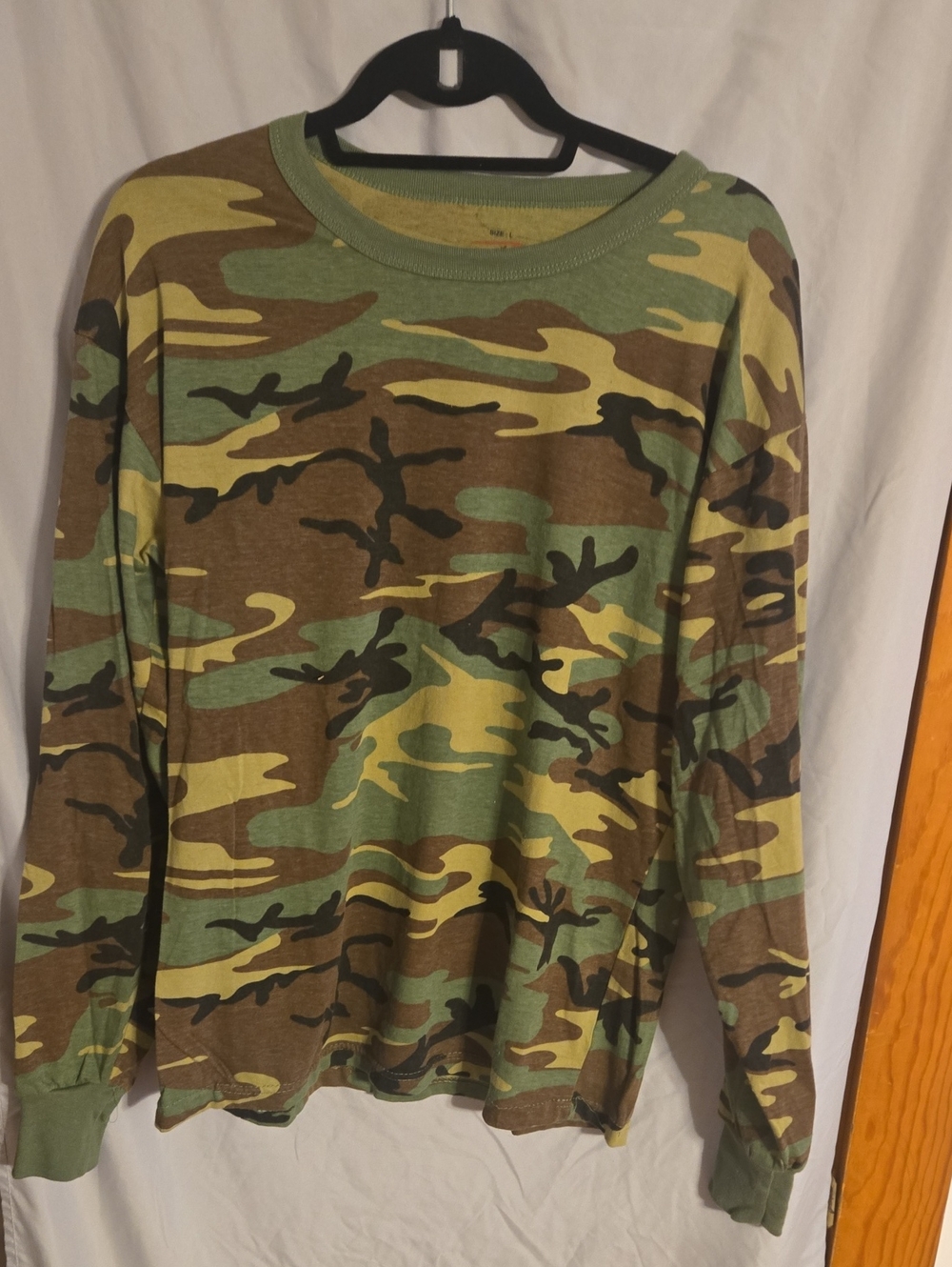 Rothco Camouflage Long Sleeve Tee - Green/Brown